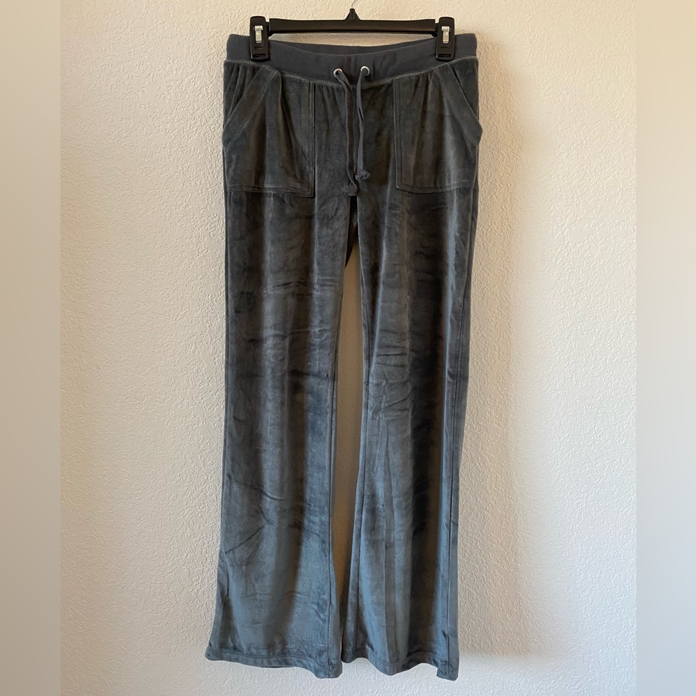 1955 Vintage Gray Velvet Like Sweatpants, Size M
